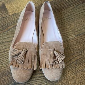 J. Crew Women's Brown Suede Tassel Loafers